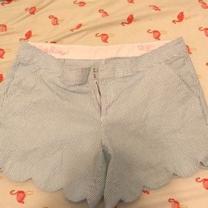 lilly pulitzer seersucker buttercup shorts